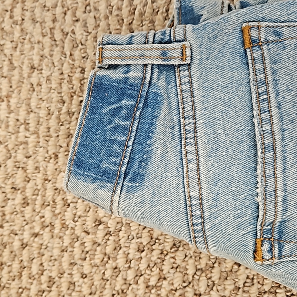Abercrombie and fitch 90s straight ultra high rise curve love jeans 26 2 2xs 26 - Picture 5 of 5